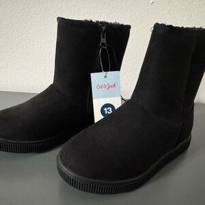 Cat & Jack Kids Black Winter Boots